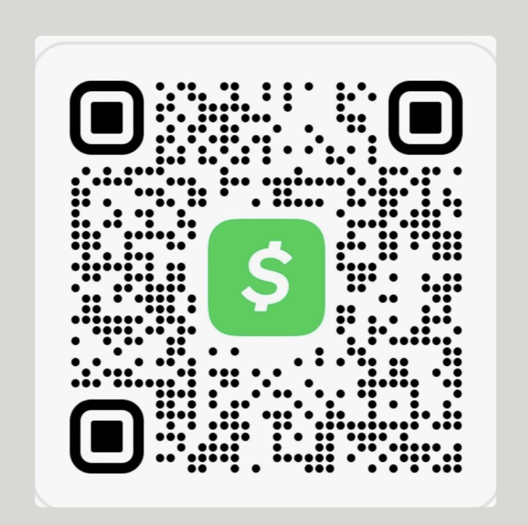 Cash App QR code for payment to Coach Corey